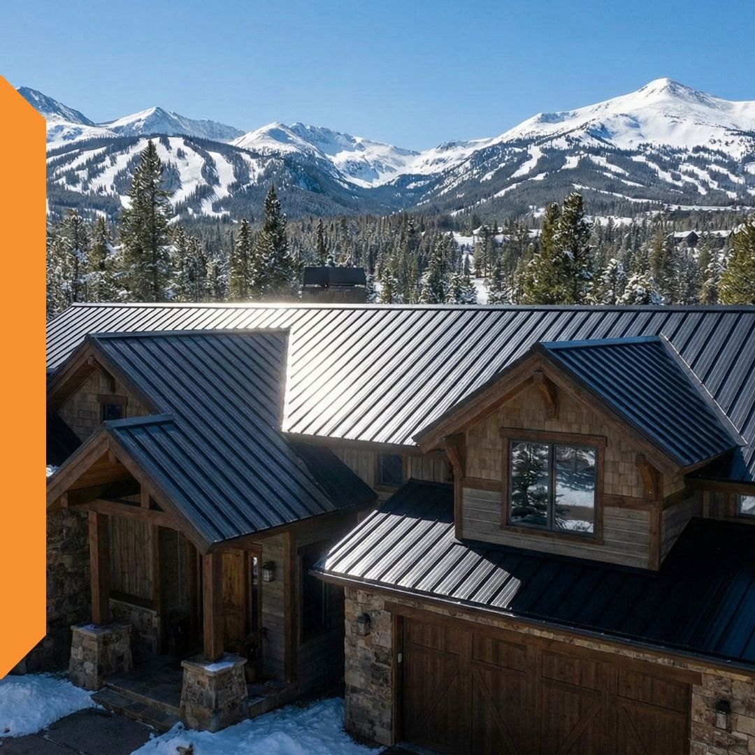 metal roof on home in Breckenridge